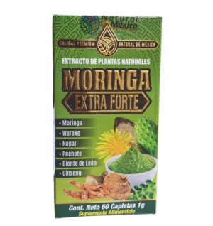 Moringa Extra Forte  / 60 caplets 1g / Linea Premium